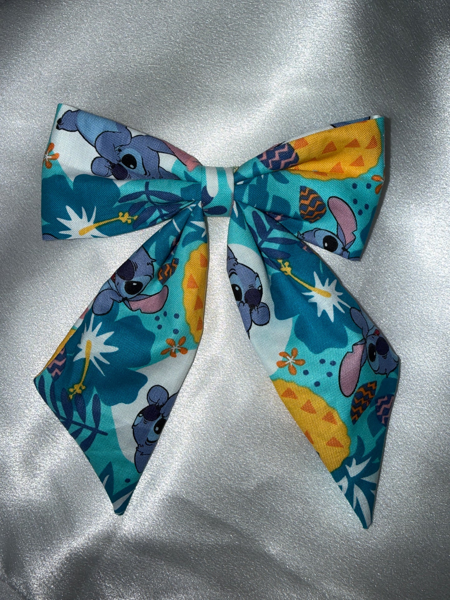 Disney Inspired Harper Hair Bow - Stitch Theme
