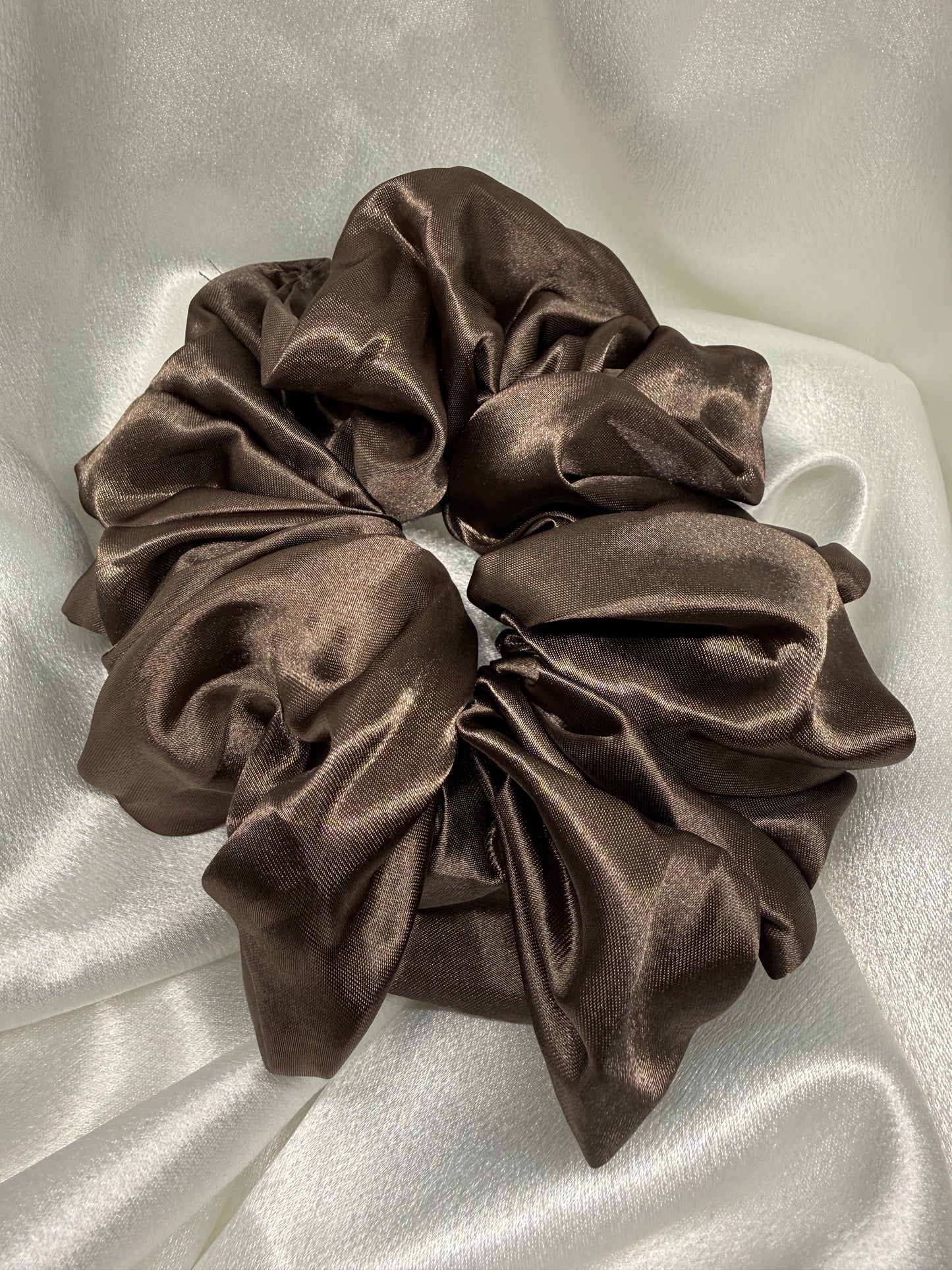 Bronze Satin XXL Scrunchie