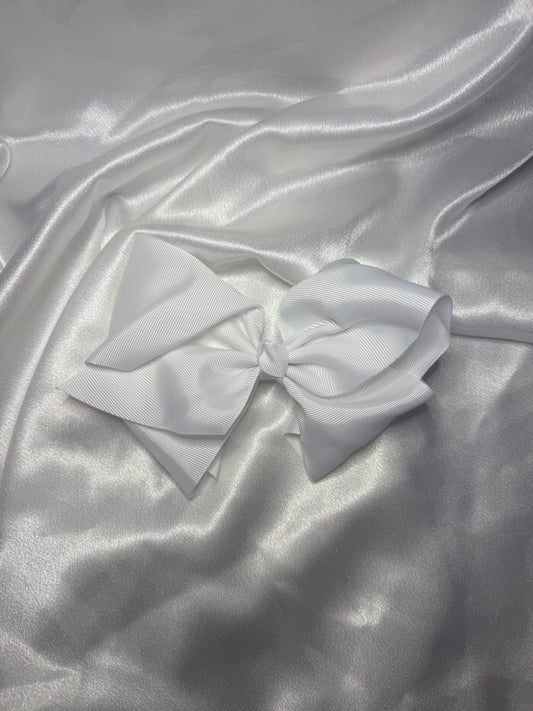 White Classic Bow