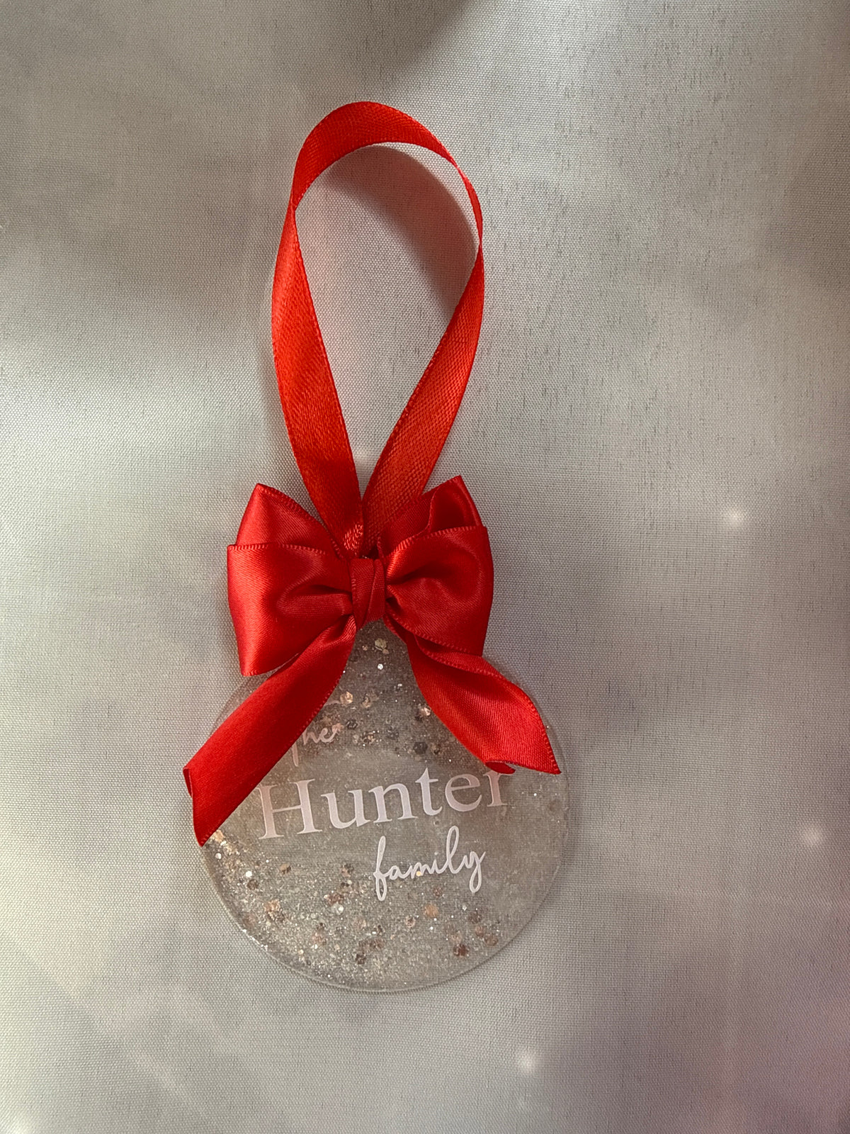 Personalised Glitter Decoration