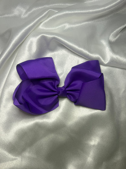 Purple Classic Bow