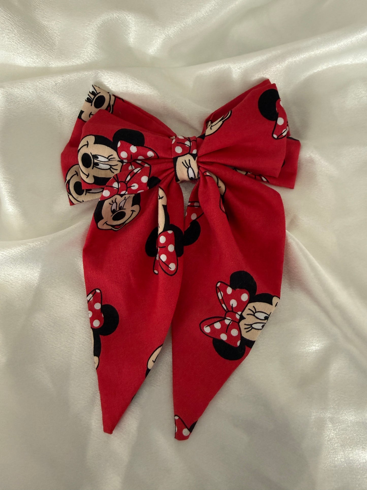 Disney Inspired Darcie Hair Bow - Minnie Theme