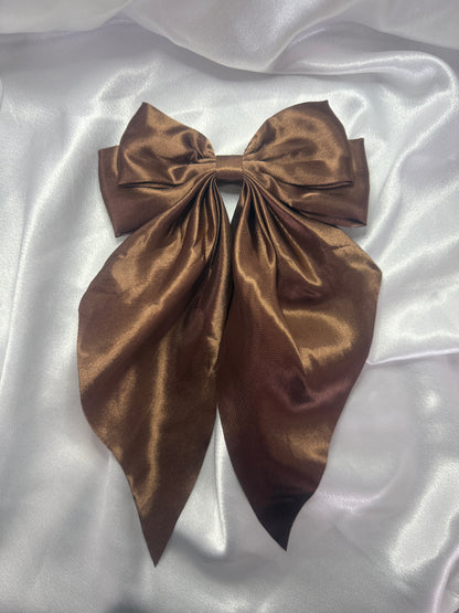 Bronze Double Bow With Tails