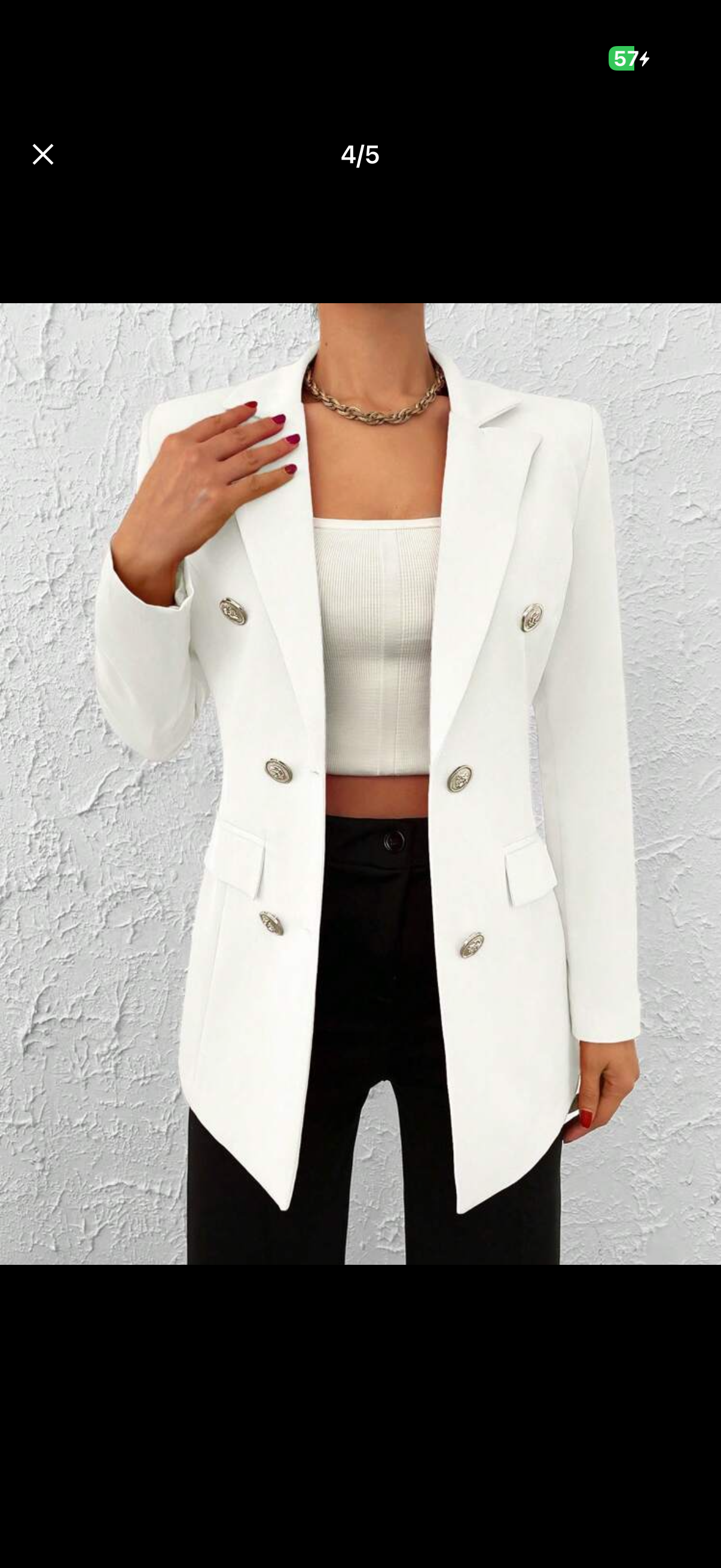 Personalised White Bridal Blazer Jacket
