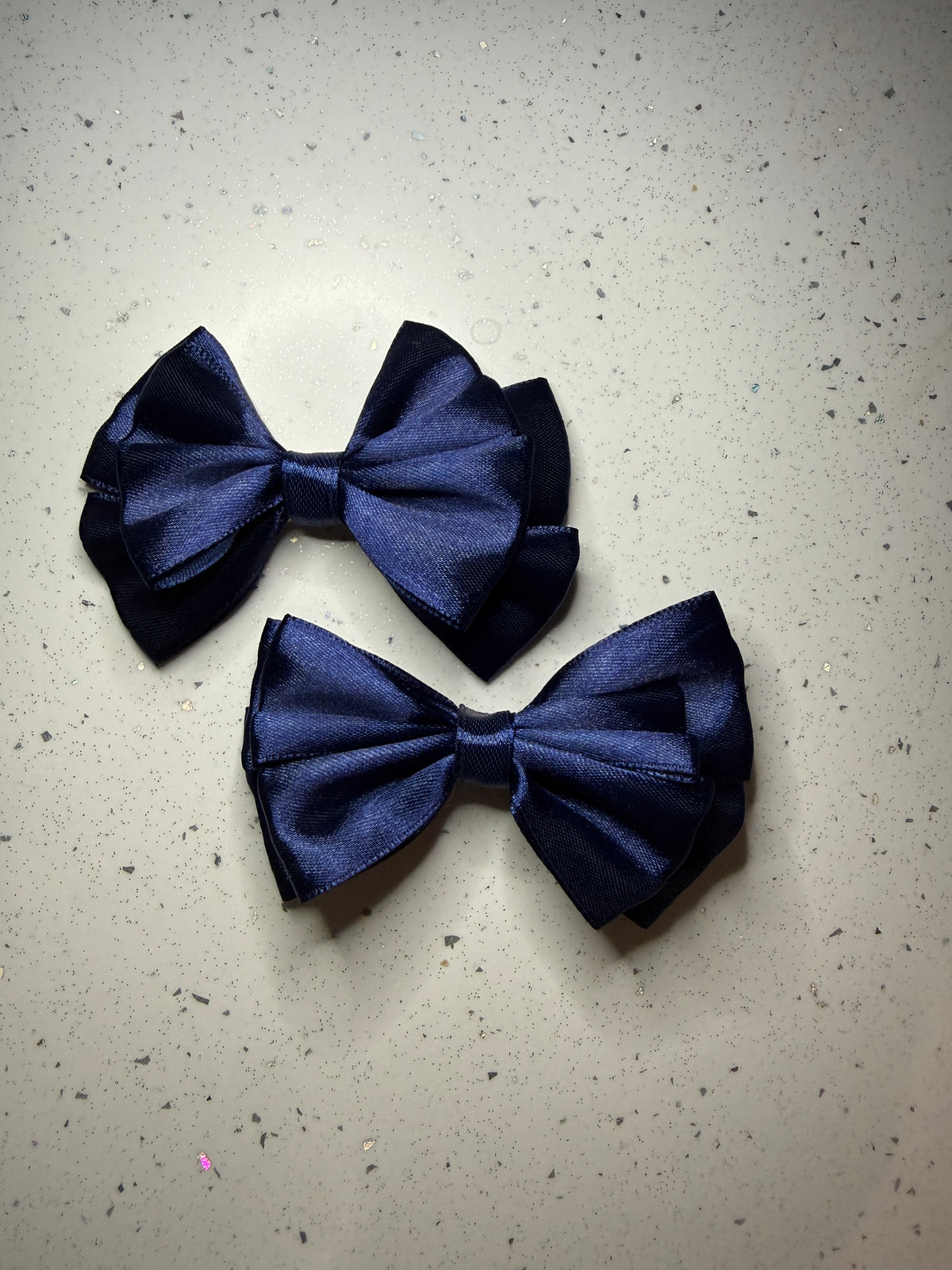 Navy school bows - pair