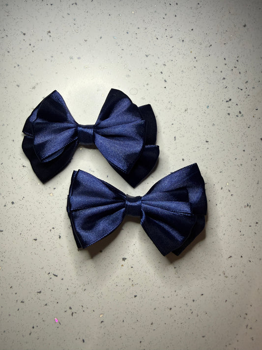 Navy school bows - pair