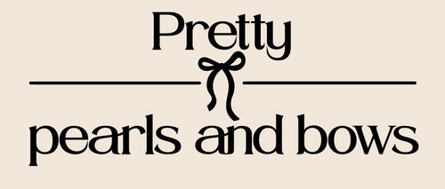 Pretty pearls and bows
