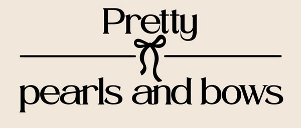 Pretty pearls and bows